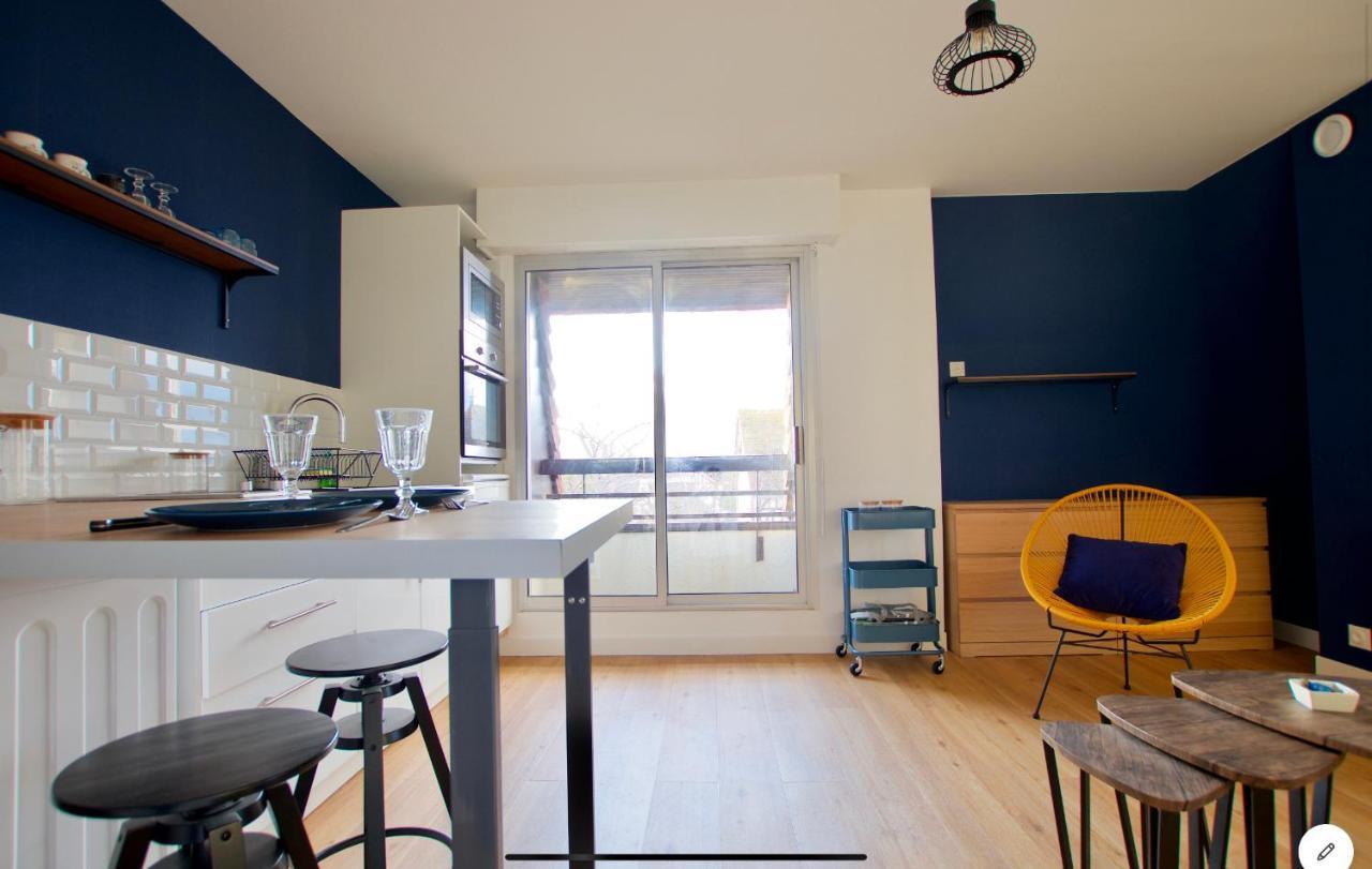 Joli Studio ☆ 100M De La Mer Et Du Centre Ville ☆ Cabourg Exteriör bild