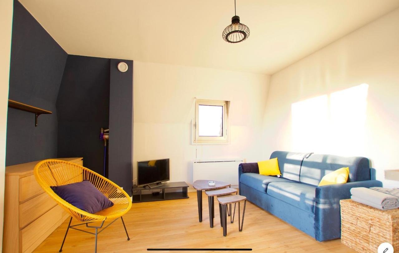 Joli Studio ☆ 100M De La Mer Et Du Centre Ville ☆ Cabourg Exteriör bild
